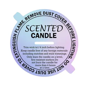 Making Candle Kit Wholesale Logo Printing Candle Dust Cover Luxury Candle Dust Guard