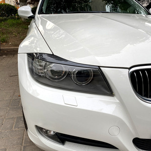 ใช้ได้กับสำหรับ 3 ซีรีส์ E90 E91 320I 330i 2005-2012 ไฟหน้าคิ้วสติกเกอร์ติดรถยนต์การปรับเปลี่ยนภายนอกรุ่น 383 OLIVER - Product Image 2