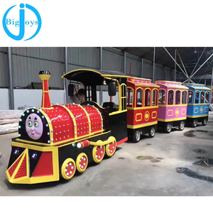 Tren Turístico Eléctrico sin Rieles para Parques Temáticos y de Atracciones, Modelo Thomas, en Venta - Product Image 1