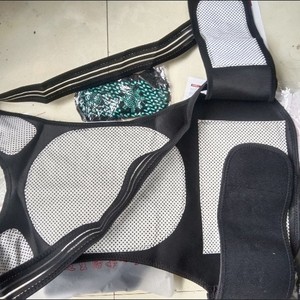 Men's and women's tourmaline self-heating shoulder pads, <b>back</b> <b>supports</b>, waist <b>supports</b>, <b>back</b> and abdomen warming vests, - Product Image 2
