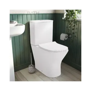 ORTONBATH EUROPA VENTA CALIENTE TOTALMENTE DE NUEVO A LA PARED DOS PIEZAS INODORO WC CON CIERRE SUAVE PP/UF CUBIERTA DE ASIENTO