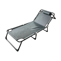 Chaise longue pliante simple en métal pour adulte, légère, nouveau design de style chinois, portable, pour la maison, le bureau, le salon