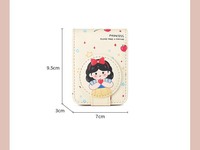 Pochette de retouche de voyage Portable mallette de rangement de maquillage Portable léger sac de rouge à lèvres avec pochette miroir
