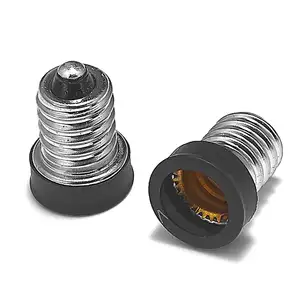 E14 zu E12 Adapter E14 zu E12 Lampenhalter E12 zu E17/E12 zu E14 Power Adapter Konverter Sockelbase Stecker für LED-Glühlampe