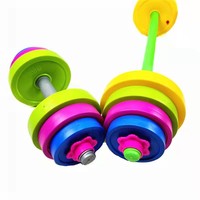 Équipement d'exercice de musculation réglable, ensemble d'haltères de jouets d'entraînement musculaire pour enfants