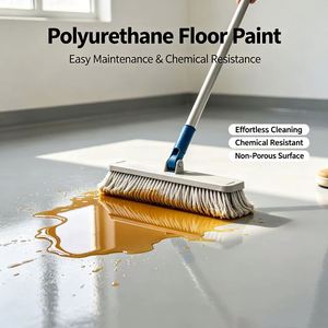 Outdoor Acrylic Paint for Concrete Waterproof Weather Resistant <b>Floor</b> Coating <b>Roller</b> Brush Application Garage & Commercial Use - Product Image 5
