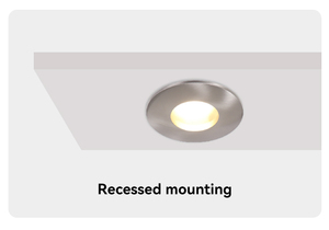 Boîtier en acier inoxydable GU10 <span class=keywords><strong>spot</strong></span> lumineux MR16 boîtier rond LED downlight cadre - Product Image 5