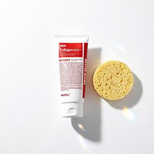 MEDI-PEEL คอลลาเจนเคลียร์ 2.0 เฟซวอช 300 มล. พร้อมฟองน้ำทำความสะอาดทุกสภาพผิว - Product Image 1