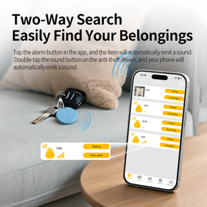 Mini <span class=keywords><strong>traceur</strong></span> <span class=keywords><strong>GPS</strong></span> intelligent pour animaux de compagnie, localisateur Bluetooth étanche, anti-perte, <span class=keywords><strong>collier</strong></span> en silicone pour chiens, enfants, voitures, portefeuilles, clés - Product Image 5