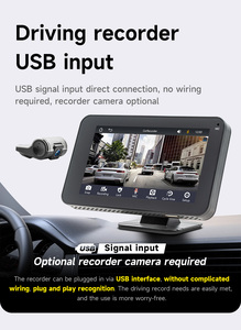BQCC 4,7 "Carplay coche pantalla inteligente reproductor de vídeo Multimedia inalámbrico Carplay Android Auto Radio de coche para Apple Android ESTÉREO - Product Image 4