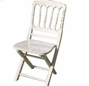 <span class=keywords><strong>Chaise</strong></span> <span class=keywords><strong>Napoléon</strong></span> <span class=keywords><strong>pliante</strong></span> en bois blanc à vendre, location pour événements et banquets - Product Image 2