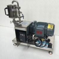 Pompe émulsifiante monophasée de laboratoire, homogénéisateur à cisaillement élevé pour encre, peinture, revêtement, colle, adhésif, colorant, cosmétique, alimentaire
