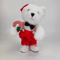 Jouet en peluche électrique ours chanter danse ours de noël fête de vacances décoration cadeau cadeau pour enfants poupée ours ornement