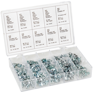 Mamelons de graisse assortis Collection en acier 70 pièces - Product Image 1