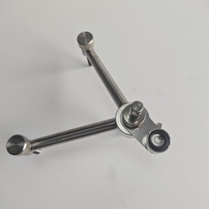 Adaptador de Nivel de Burbuja para Poste de Prisma de Acero Inoxidable Duradero con Soporte para Trípode para Topografía de Campo - Product Image 6
