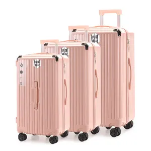 JINYI New Trunk Large Capacity Students Bags Travel ABS PC Suitcase Check In Big Size Sports Trolley Luggage Sets With 5 Wheels