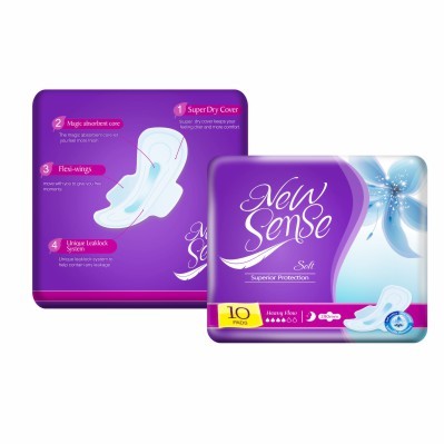 Natural Disposable Organic Cotton Sanitary Pads