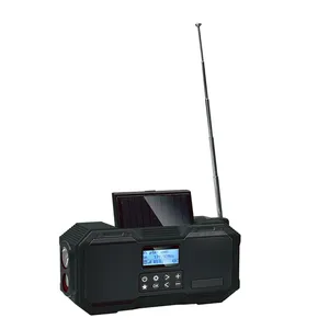 D588マリンウェザーラジオBTスピーカーレトロ屋外防水ポータブルダブラジオFmデュアルホーンEqスピーカー付き