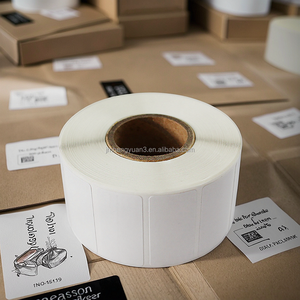 Tùy chỉnh màu sắc nhãn nhiệt 2x1 inch 50mm x 25mm dính giấy trực tiếp nhiệt mã vạch nhãn dán nhãn nhiệt cuộn 2x1 - Product Image 1