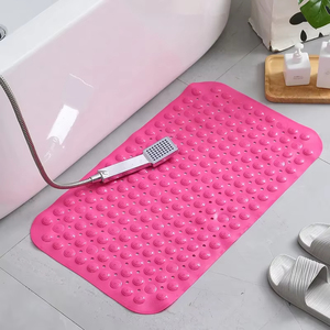 Tapis de bain en PVC imperméable avec ventouses antidérapantes pour douche et baignoire - Product Image 2