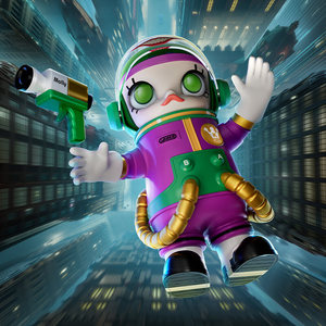 Figurine de collection MART MEGA SPACE MOLLY 1000% JOKER en PVC et ABS, édition limitée, thème cinéma et télévision, 700 mm, 12+, objet de collection - Product Image 4