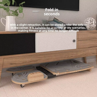 Nouvelle Machine de Pilates Multifonctionnelle Mini Portable en Cuir PU Chêne, Lit de Pilates Cadillac pour Femme, Utilisation à Domicile/Studio, Yoga