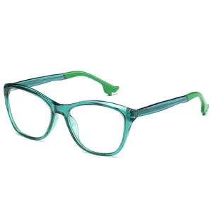 เลนส์ใสสำหรับผู้ชายผู้หญิง,แว่นตากันแสงสีฟ้ากรอบTR90แบบเรียบง่ายใส่ได้ทั้งผู้ชายและผู้หญิง