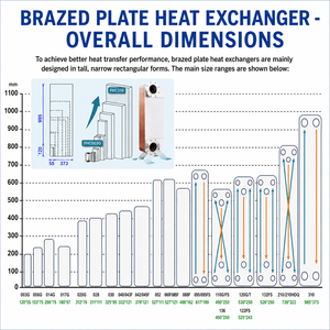 Échangeur de chaleur à plaques brasées sur mesure en acier inoxydable / cuivre / nickel - Product Image 6