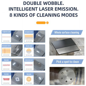 100w 200W 300W nettoyeur de peinture nettoyage au laser à impulsions élimination de la rouille machine de nettoyage au laser portable portable - Product Image 5