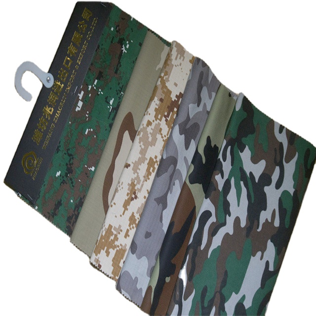 Тканый запас, камуфляжная ткань хорошего качества TC 65/35, камуфляжная ткань ripstop