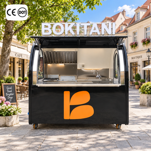Etodevice Foodtruck sur mesure de 7,2 pieds pour la restauration rapide, camion de concession alimentaire, remorque alimentaire mobile pour la rue et les places, avec cuisine complète - Product Image 2