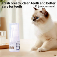 Semprotan Gigi Ramah Lingkungan untuk Hewan Peliharaan dengan Anti-Gingivitis & Rasa Alami untuk Anjing dan Kucing