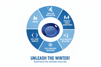 Sports d'hiver Remorqueur à neige gonflable en plastique résistant au froid Banana Boat Sled for Children All Mountain Eco-Friendly Family Winter