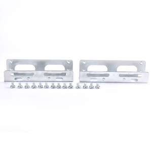 1 Pasang Braket HDD 3.5 Inch, Adaptor Floppy, Caddy Bay Hard Drive untuk SSD M.<span class=keywords><strong>2</strong></span>, Dudukan HDD 3.5 ke 5.25, Konversi Rangka Galvanis - Product Image 4