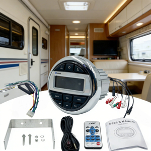 Récepteur audio numérique étanche 12V pour <span class=keywords><strong>bateau</strong></span> avec lecteur MP3 stéréo marin - Product Image 5