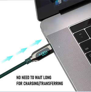 <span class=keywords><strong>Cable</strong></span> de Carga Rápida de 100W al por Mayor con Pantalla Digital USB-C para <span class=keywords><strong>Macbook</strong></span>, <span class=keywords><strong>Cable</strong></span> de Carga Rápida para Teléfono - Product Image 5
