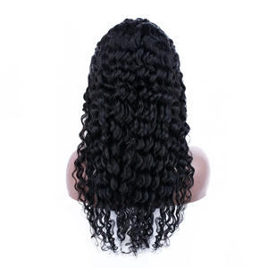 13*4 Frontal Lace <span class=keywords><strong>Deep</strong></span> <span class=keywords><strong>Wave</strong></span> Haarwerk van Echt Haar, Hot Sale, 100% Echt Haar - Product Image 1