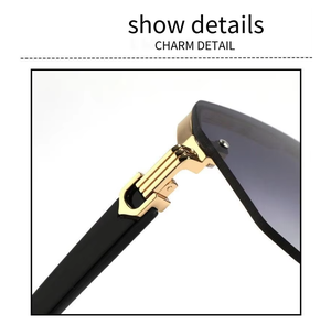 Gafas de Sol Cuadradas Personalizadas de Venta Caliente, Gafas de Sol para Hombre y Mujer, Moda Masculina y Femenina - Product Image 4