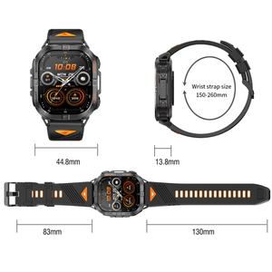 <span class=keywords><strong>Reloj</strong></span> <span class=keywords><strong>Inteligente</strong></span> Deportivo K72 con GPS, Beidou y AGPS, Posicionamiento de Ultra Alta Precisión, Pantalla de 2.13 Pulgadas, Resistente al Agua 3ATM <span class=keywords><strong>para</strong></span> Hombre - Product Image 6