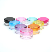 Pot cosmétique vide 3ml 5ml Pot de crème transparent en plastique