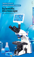 G216 Laboratory Research Grade Microscope, Professional Laboratory Biological Research Microscope for Scientific Research