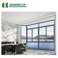 Lukliving certificat NFRC isolation thermique balcon noir ouragan impact fenêtre maison fenêtre coulissante conception