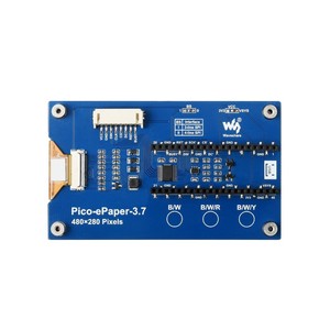 หน้าจอ E-Ink ขนาด3.7นิ้วสำหรับ Raspberry <span class=keywords><strong>Pi</strong></span> Pico, 480x280, ดำ/ขาว, 4สีเทา, SPI - Product Image 4