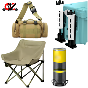 Ensemble <span class=keywords><strong>de</strong></span> <span class=keywords><strong>pêche</strong></span> à la ligne CZFIT haute performance, chaise <span class=keywords><strong>de</strong></span> <span class=keywords><strong>pêche</strong></span> pliable, protection portable pour les poissons, sac <span class=keywords><strong>de</strong></span> ceinture pour appâts, porte-canne - Product Image 1