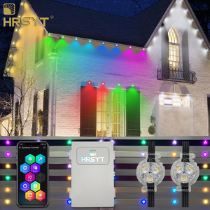 Twinklight giáng sinh điểm ánh sáng trang trí thông minh điều khiển đầy màu sắc phổ biến vĩnh viễn <span class=keywords><strong>LED</strong></span> Pixel boule Lumineuse exterieur - Product Image 1