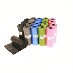 Sacs à déchets pour animaux Yommy, 20 rouleaux de 15 unités, colorés, pour chiens et chats, hygiène et élimination - Product Image 2