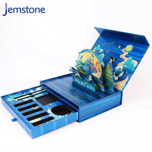 Fournisseurs expérimentés Matériaux écologiques Couvercle et boîte de base Boîte d'emballage cadeau kraft Boîte de papier d'art - Product Image 4