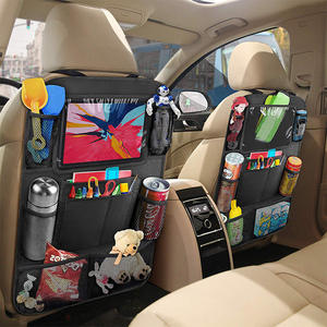 Multifunctional Car Storage <b>Bag</b> Polyester Fiber Rear Seat Enlarged Capacity Seat Storage <b>Bag</b> Car Back <b>Hanging</b> <b>Bag</b> - Product Image 1