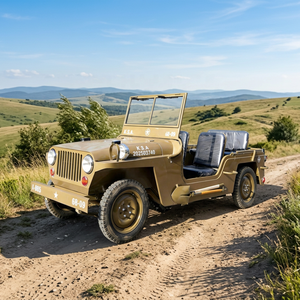 Voitures électriques professionnelles à 4 roues pour touristes, style classique, pour les vacances, fabriquées sur mesure, type jeep, transport spécial - Product Image 1