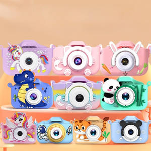 Neue Cartoon-Kinderkamera mit High-Definition-Videoaufnahme, Dual-Kamera-SLR-Digitalkamera-Spielzeug, Urlaubsgeschenk - Product Image 1